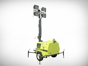 Mobile lighting tower—Trailer type mobile lighting tower 4TN4000